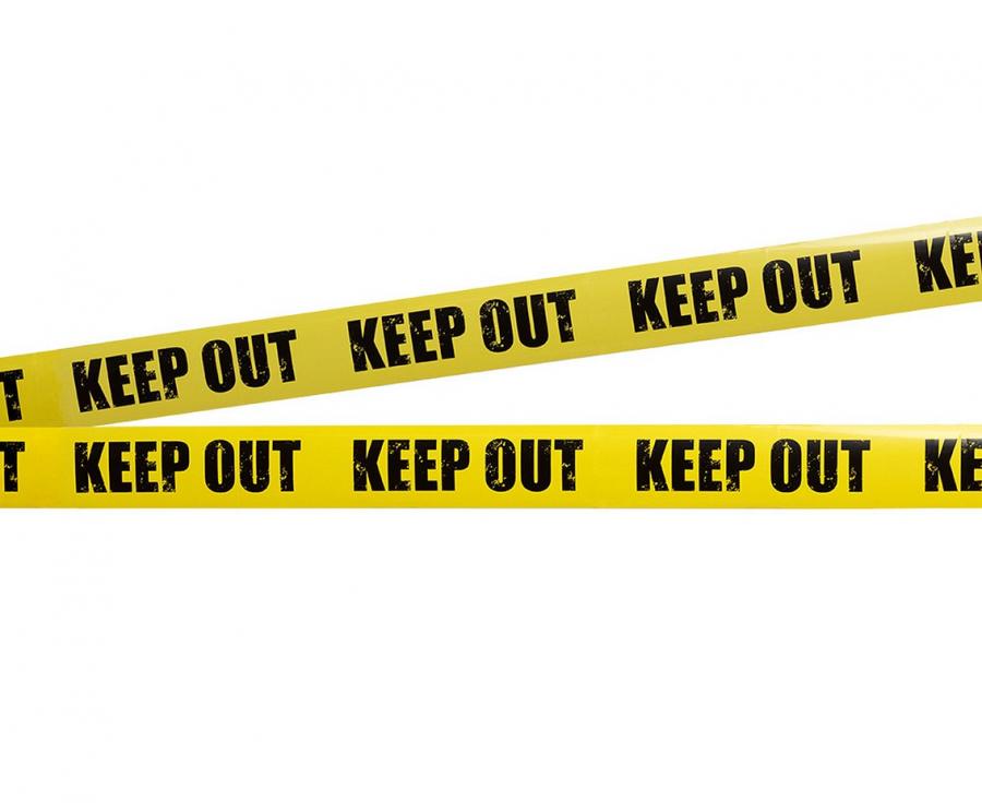 Juosta 'Keep out" 6m