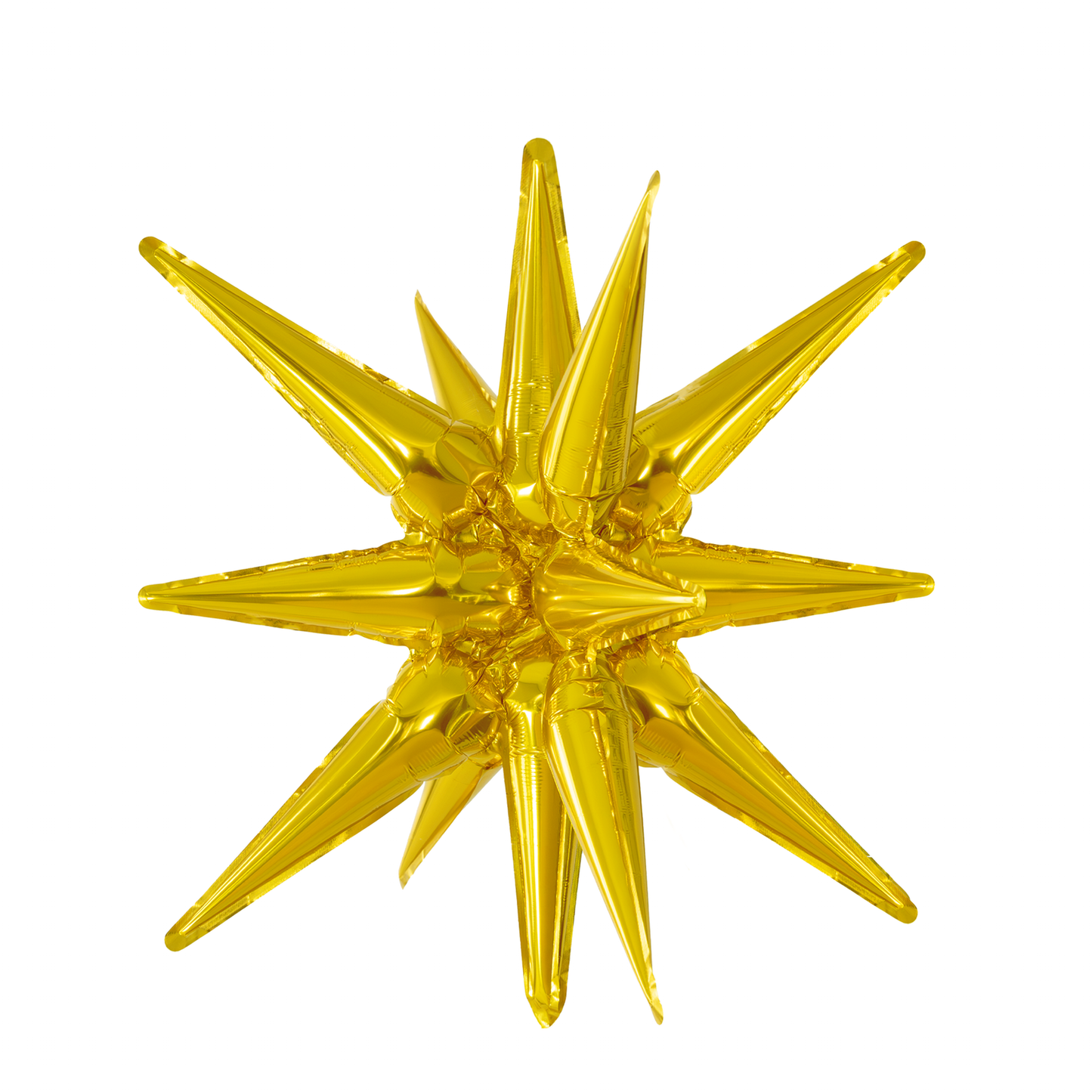 3D Star folijos balionas, auksinė, 40x45cm