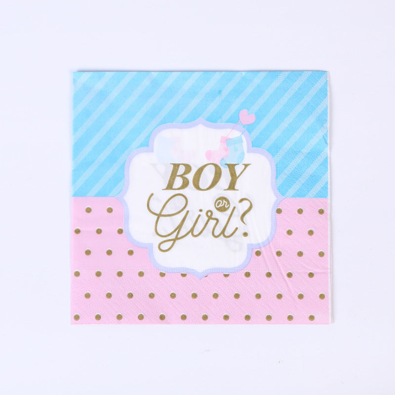 Servetėlės "Boy or girl" (10vnt.)