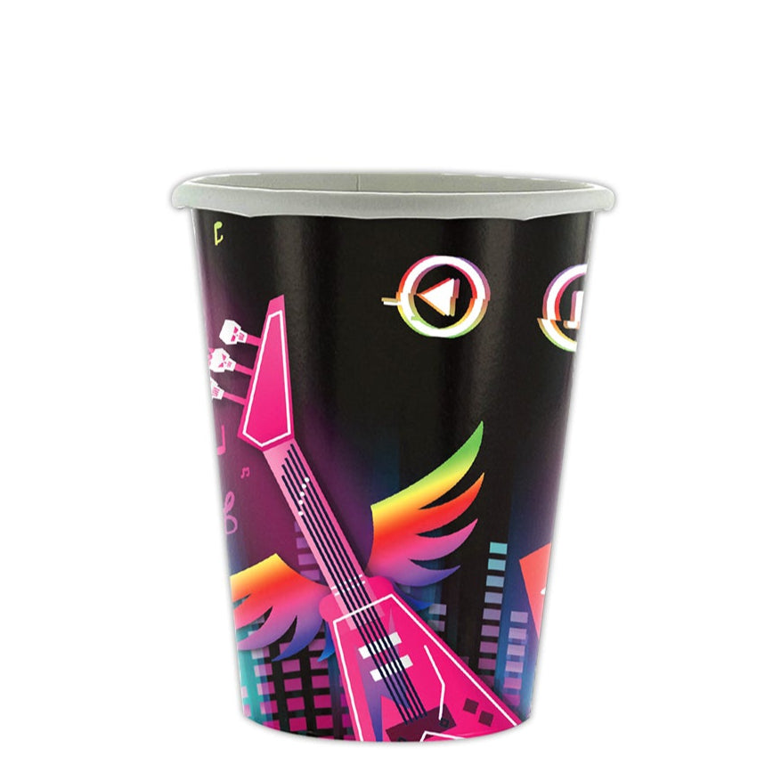 Popieriniai puodeliai "Disco" (10vnt/250ml)