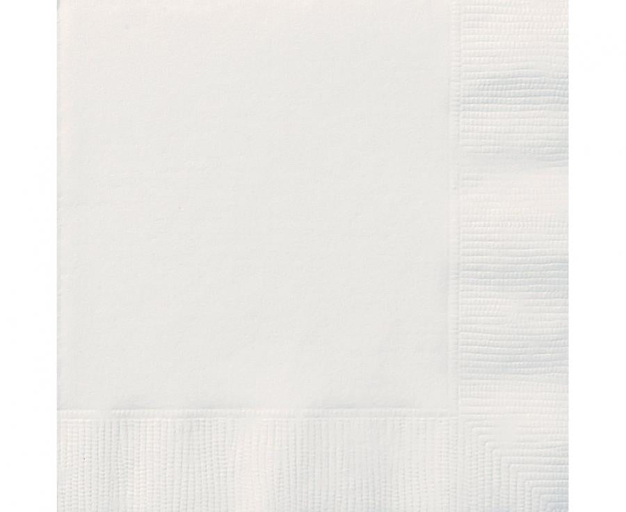 Servetėlės „Baltos" ,25 x 25 cm / 20 vnt.