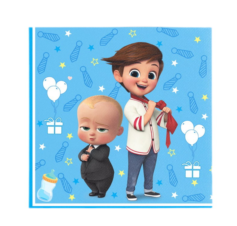 Servetėlės "Baby Boss" ,(10vnt.)