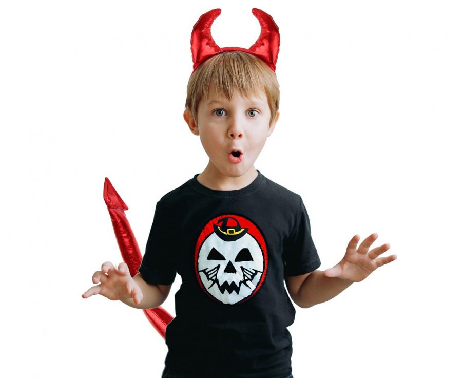 Mažojo velnio rinkinys (galvos juosta, uodega)