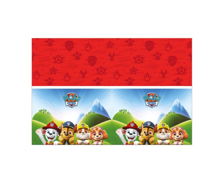 Plastikinė staltiesė "Paw Patrol" šunyčiai (120x180cm)