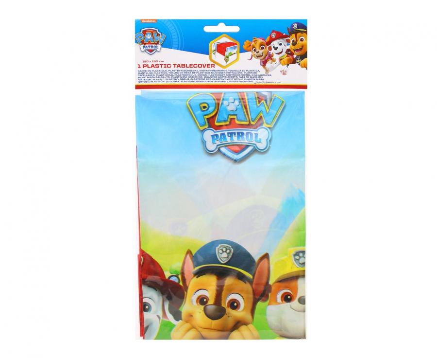 Plastikinė staltiesė "Paw Patrol" šunyčiai (120x180cm)