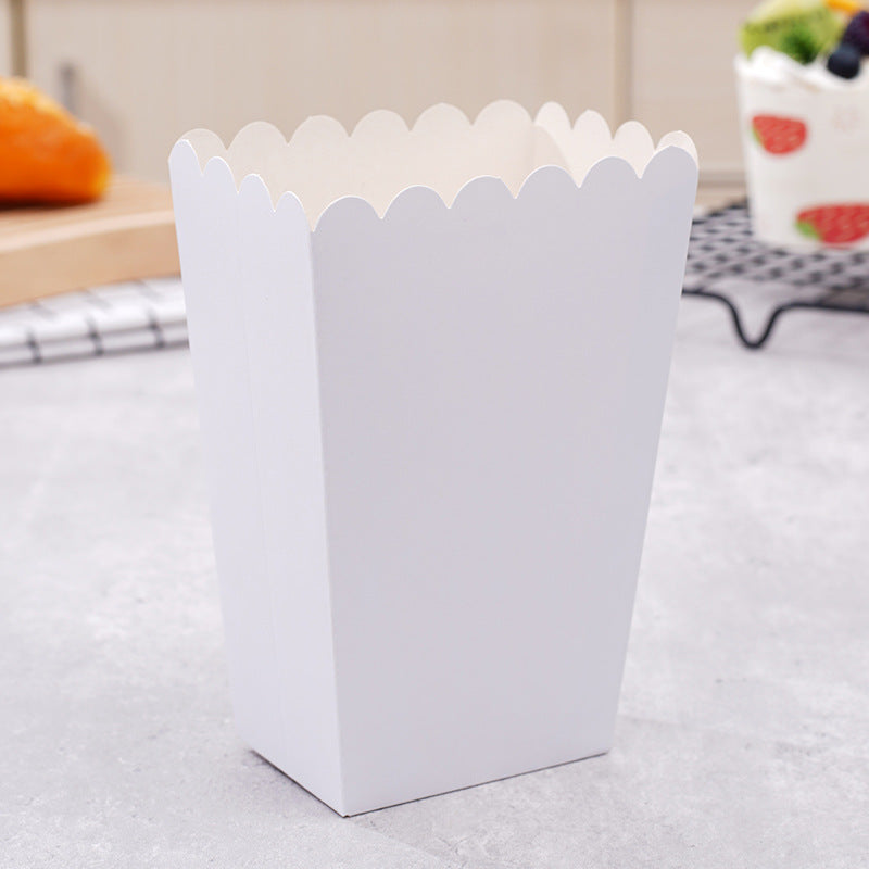 Spragėsių dežutės "Baltos spalvos" 10 vnt. 6.2x9.2x13 cm