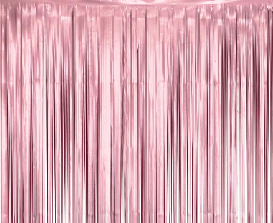 Folinė užuolaida rožinė matinė (100 x 200 cm)