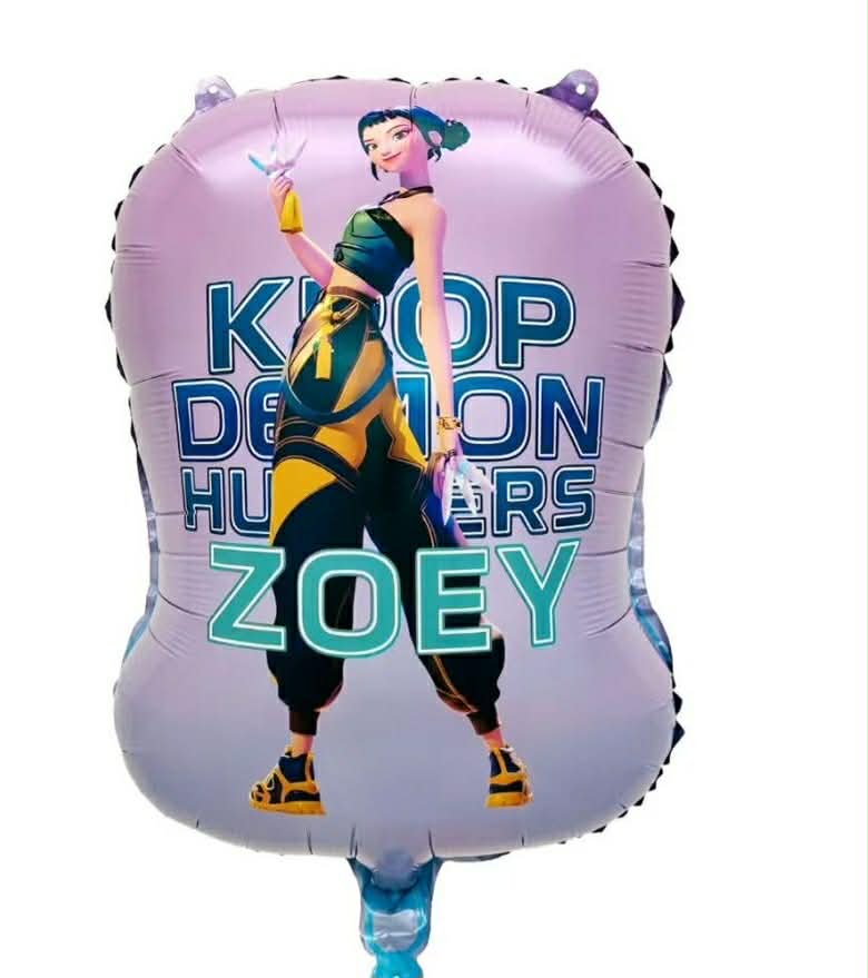 Folinis balionas "K- pop" Demon hunters " ,Zoey, 56x39cm