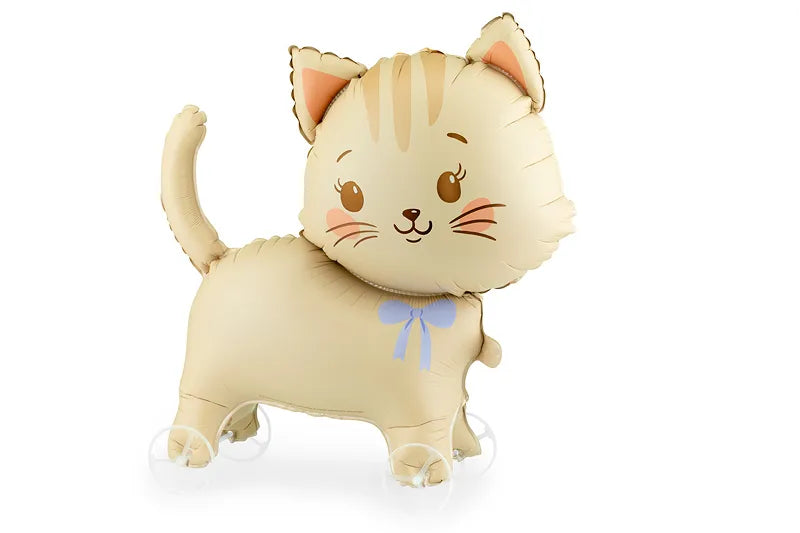 Folinis balionas „Katė ant ratų“, 61x65 cm