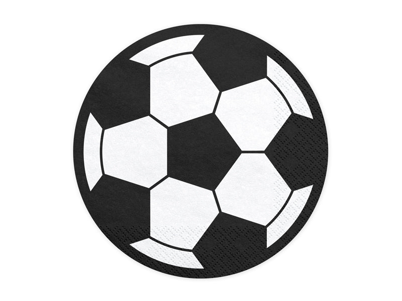 Servetėlės "Futbolo kamuoliai" (20vnt)