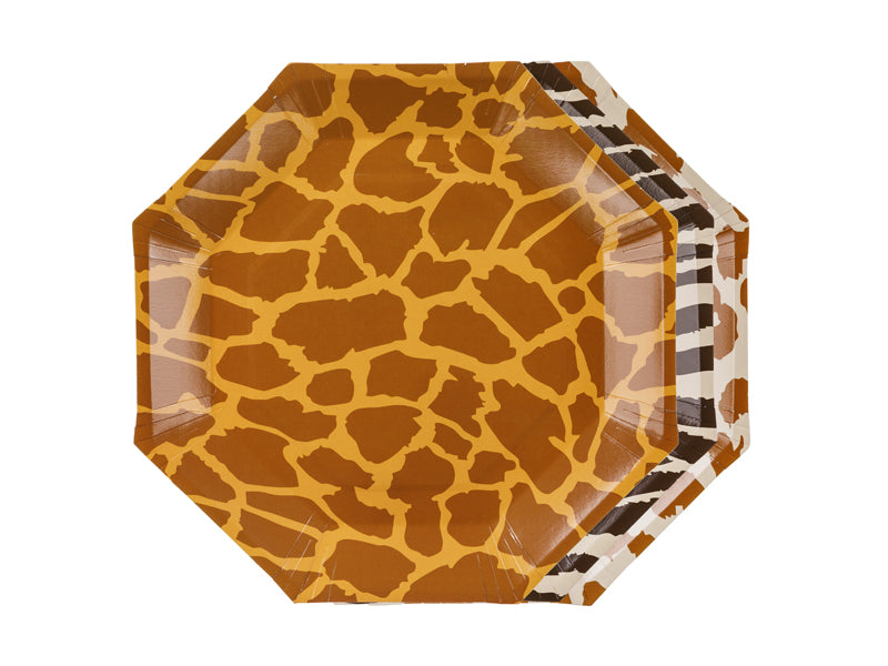 Lėkštutės "Safari gyvūnų rašto" (6vnt./23cm)