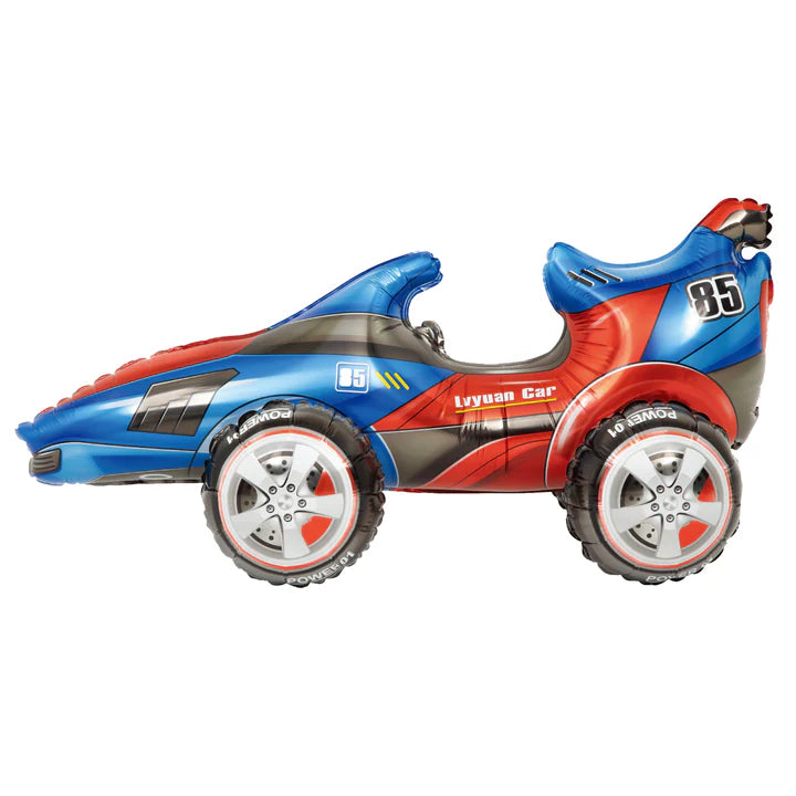 Folinis balionas (pastatomas) "Lenktyninis automobilis" 72x34cm