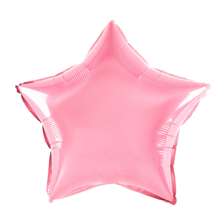 Folinis balionas rožinės spalvos "Žvaigždė" 45cm