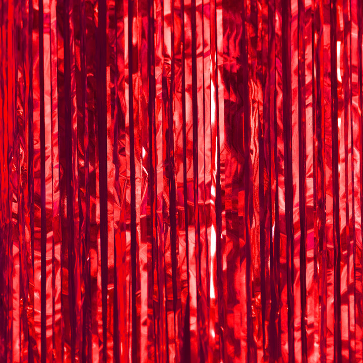 Folinė užuolaida raudona (100 x 250 cm)