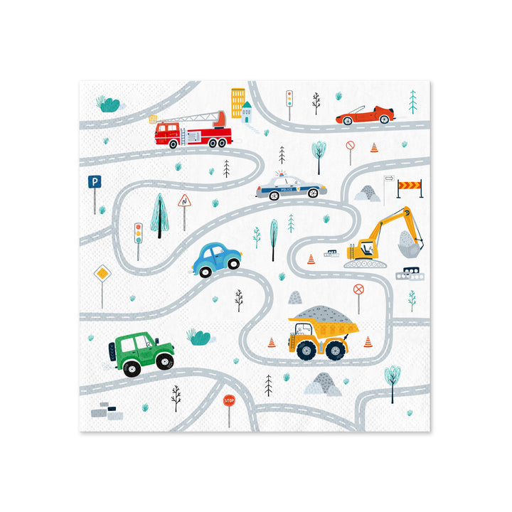 Servetėlės "Automobiliai" (10vnt)
