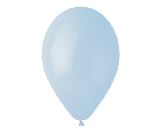 Lateksiniai balionai šviesiai melsvos spalvos "Powder blue"