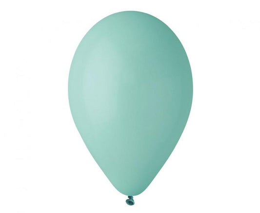 Lateksiniai balionai šviesiai mėtinės spalvos "Tiffany"
