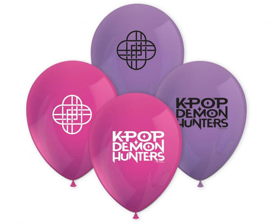 Lateksinių balionų rinkinys "K- pop" Demon hunters " ,8vnt.
