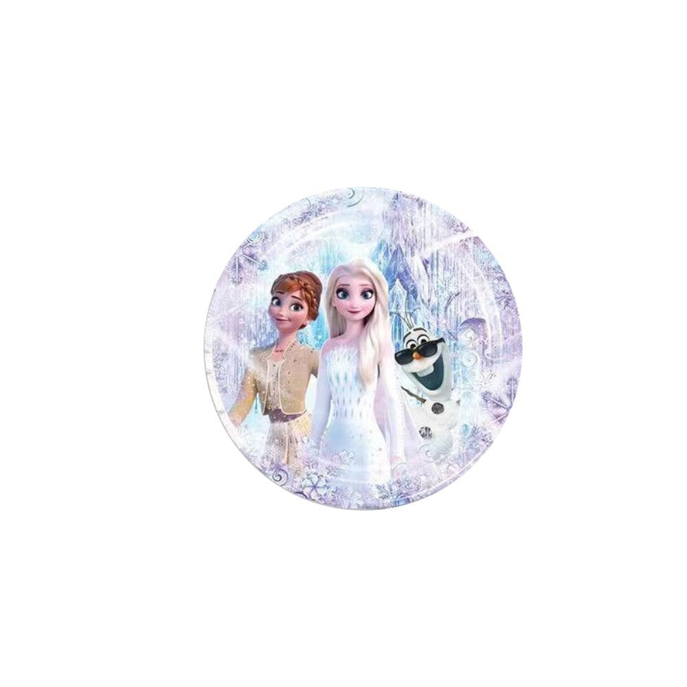 Popierinės lėkštutės "Frozen " (10 vnt./18 cm)