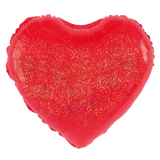 Folinis balionas "Širdelė holografinė" ,45cm