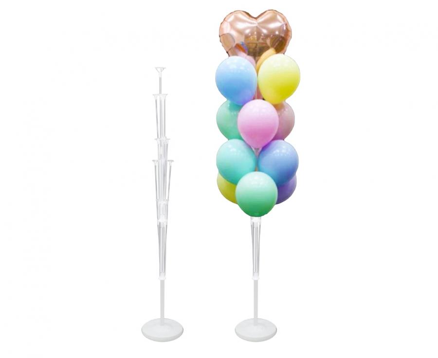 Plastikinis rėmelis 13 balionų puokštei, 130 cm
