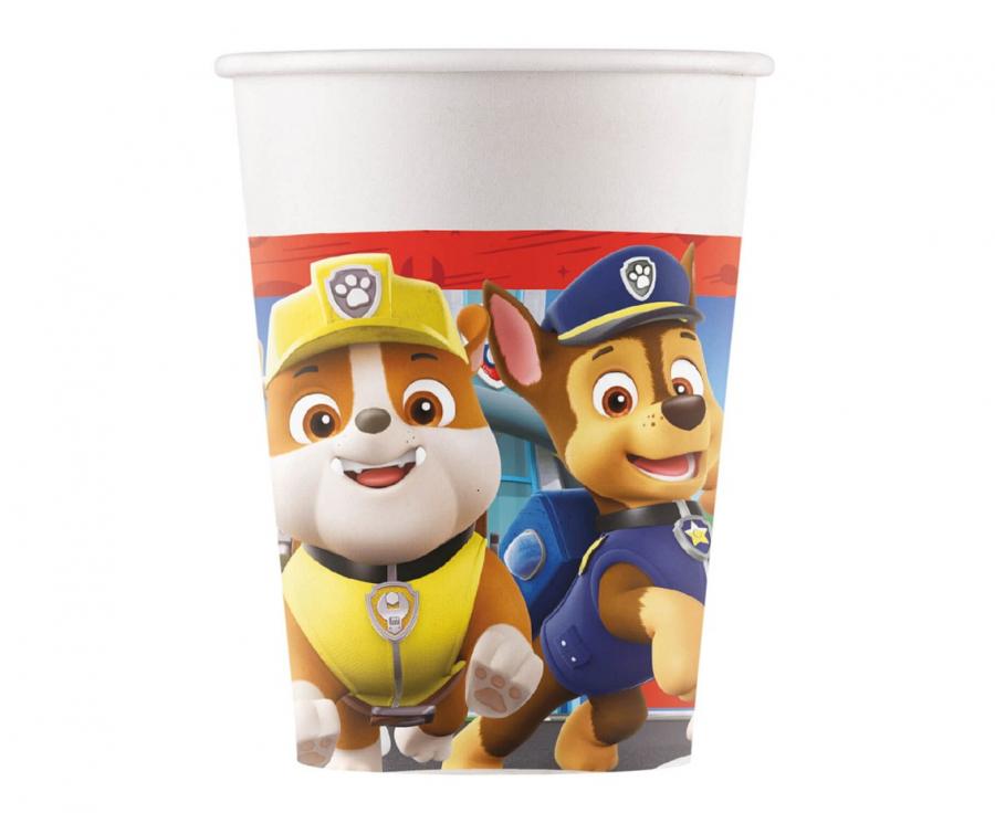 Popieriniai puodeliai "Paw Patrol" (8vnt/200ml)