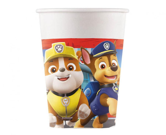 Popieriniai puodeliai "Paw Patrol" (8vnt/200ml)