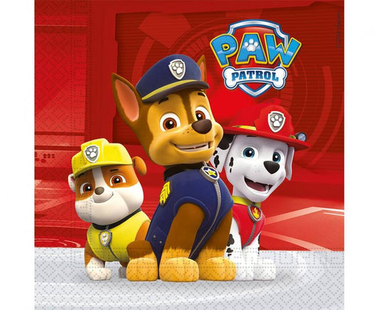 Servetėlės "PAW Patrol - Ready for Action" (20 vnt.)