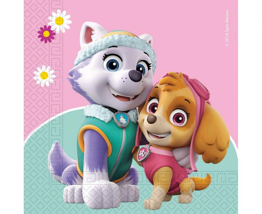 Servetėlės "PAW Patrol - Skye & Everest" (20 vnt.)