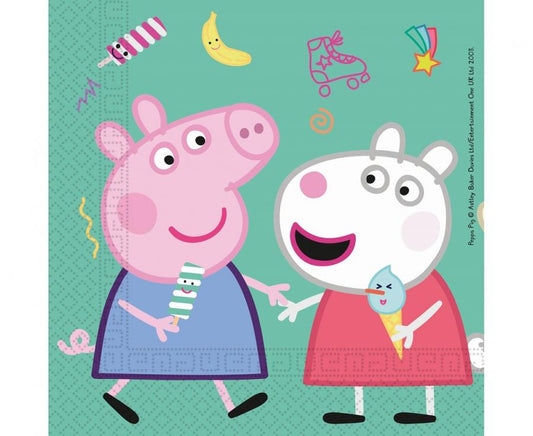 Servetėlės "Peppa pig" kiaulytė Peppa (20vnt)