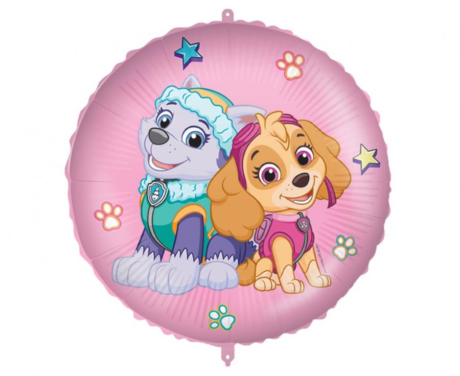 Folinis balionas  "Paw Patrol Skye and Everest"