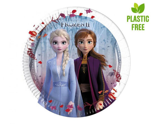 Popierinės lėkštutės "Frozen 2" (8 vnt./20 cm)