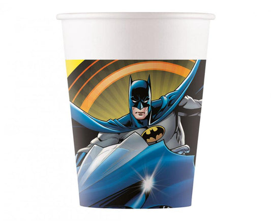 Popieriniai puodeliai "Batman" (8vnt/200ml)