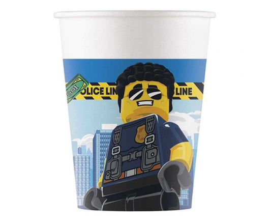 Puodeliai "Lego city" (8vnt/200ml)