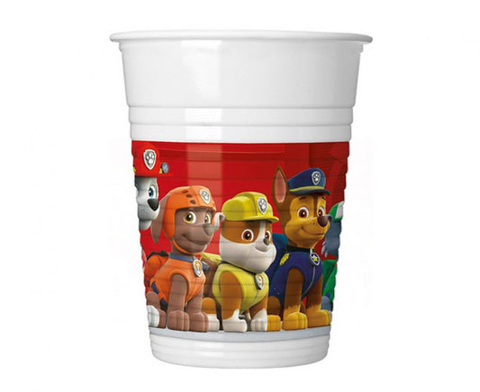 Plastikiniai puodeliai "Paw Patrol" (8vnt/200ml)