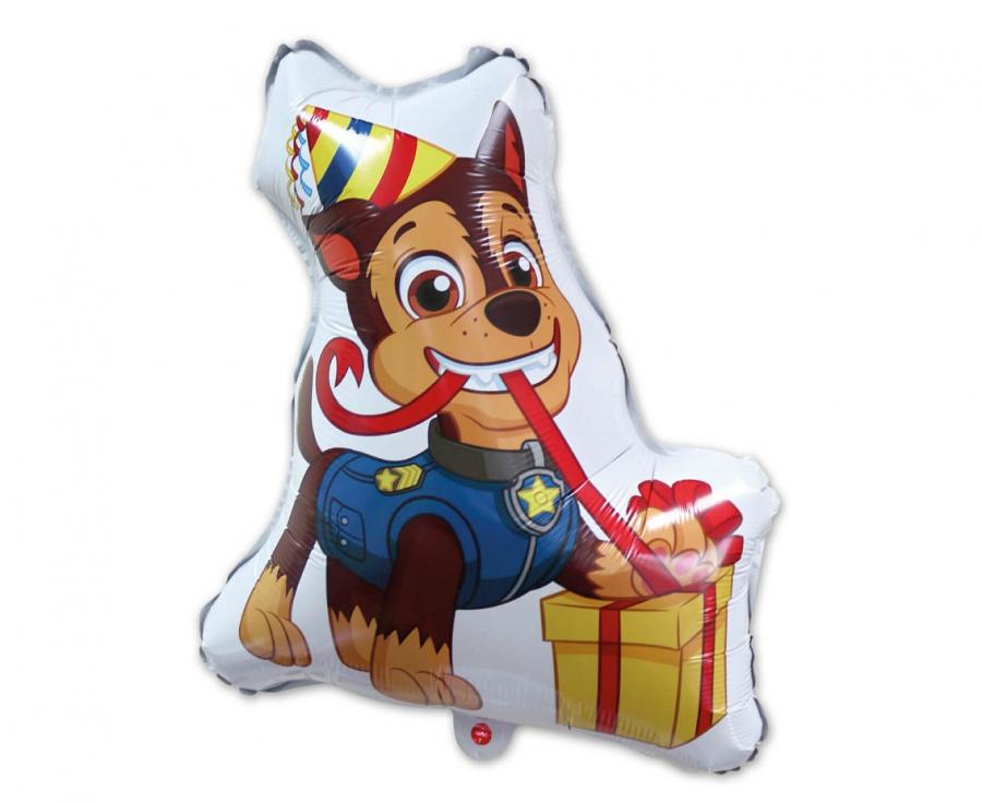 Folinis balionas "PAW PATROL CHASE Party" šunytis Chase