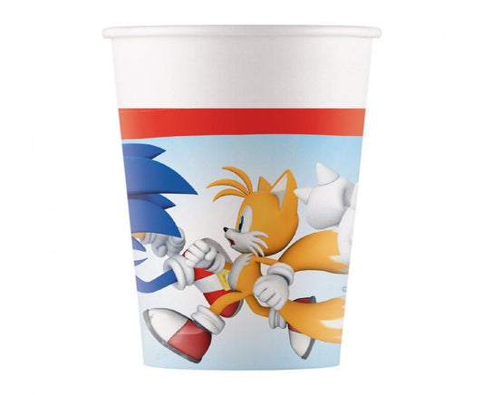 Puodeliai ežiukas "Sonic" (8vnt/200ml)