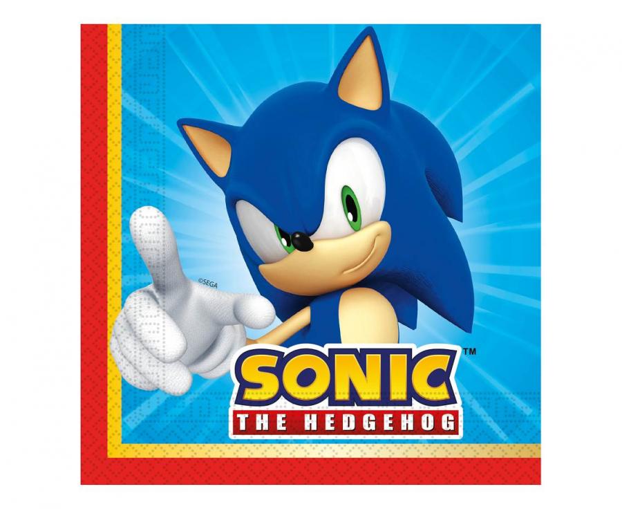 Servetėlės "Sonic" (20vnt)