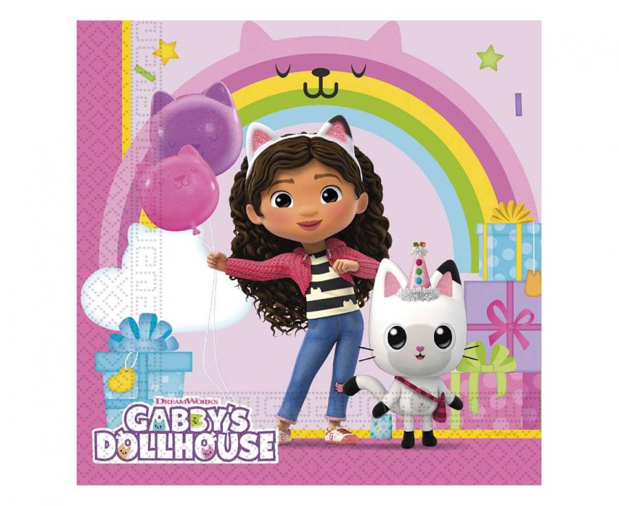 Servetėlės "Gabby's Dollhouse " (20vnt)