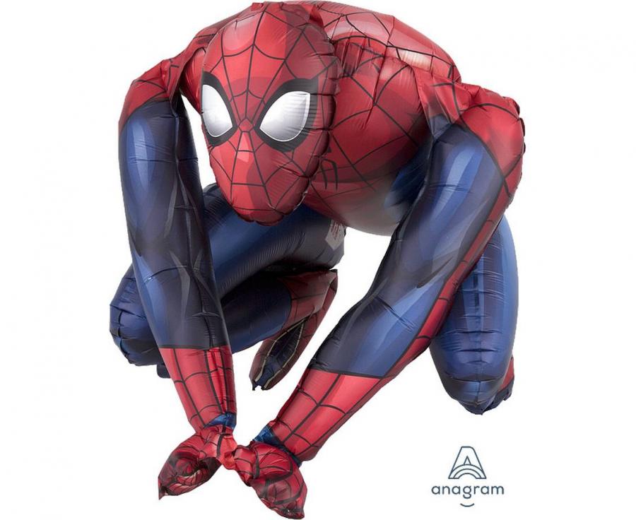 Sėdintis folinis balionas  "Spiderman"38x38