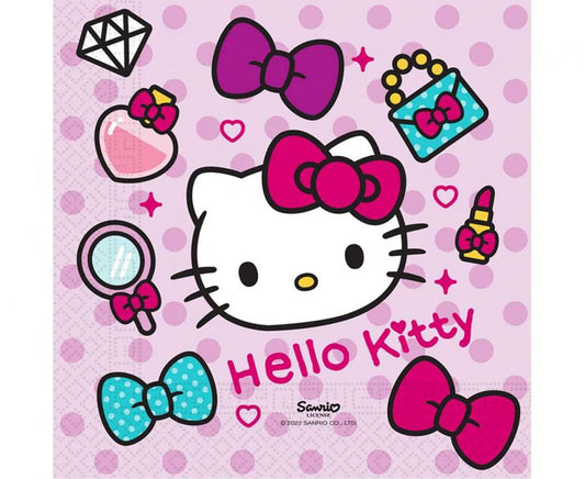 Servetėlės "Hello Kitty" ,(20vnt.)