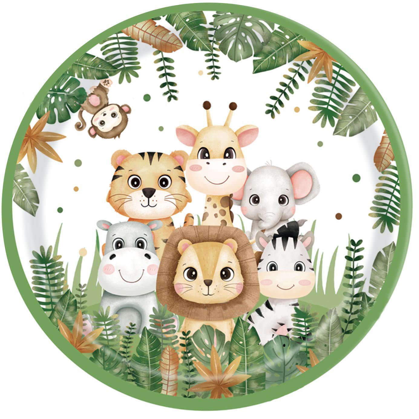 Lėkštutės "Safari" (10vnt./18cm)