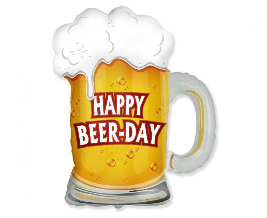 Folinis balionas "Happy Beer Day" 68cm