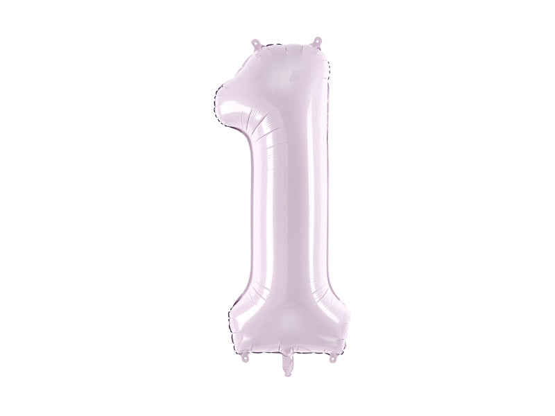 Folijos balionas „nuo 0 iki 9“, 72 cm, violetinis