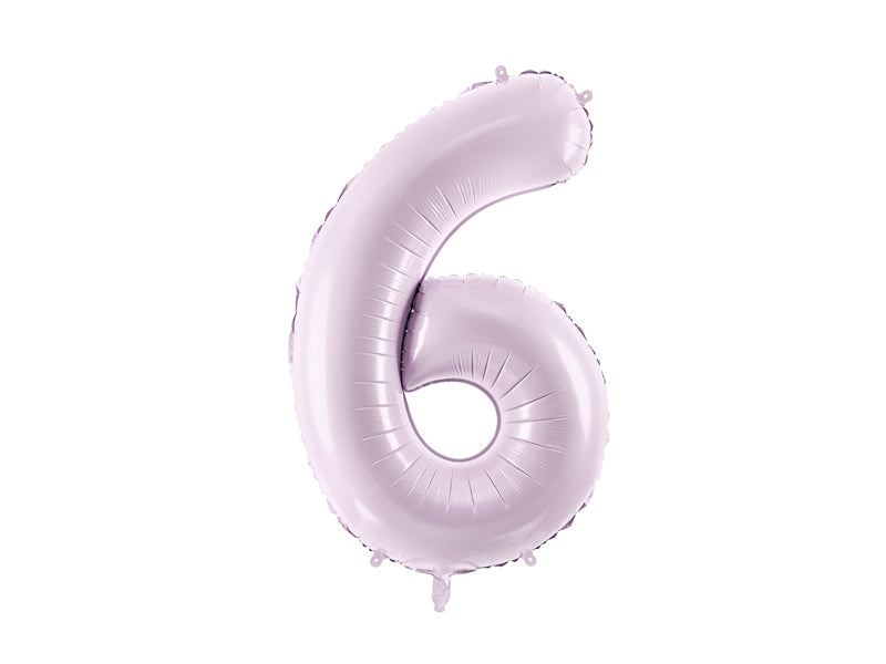 Folijos balionas „nuo 0 iki 9“, 72 cm, violetinis