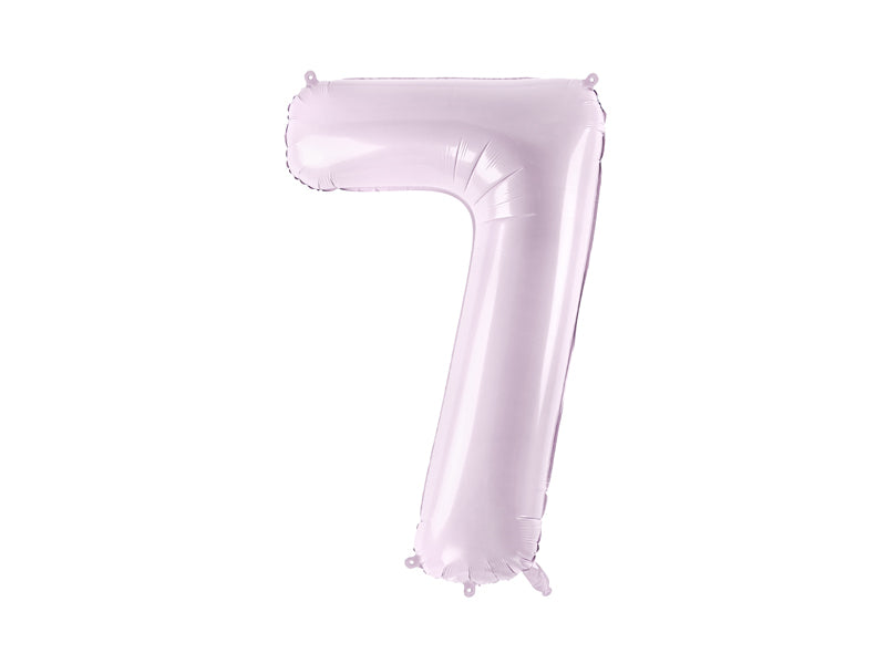 Folijos balionas „nuo 0 iki 9“, 72 cm, violetinis
