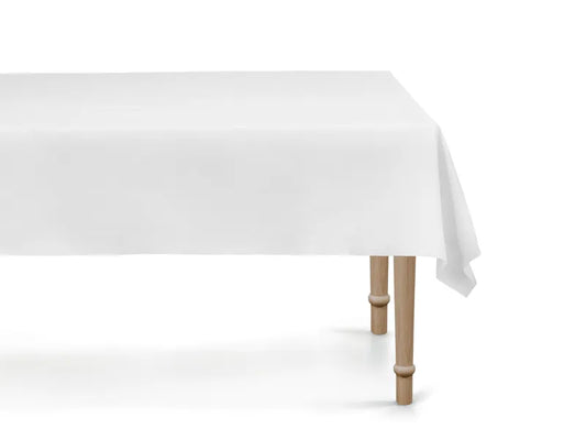 Plastikinė staltiesė "Balta" (1,83x1,37 m)